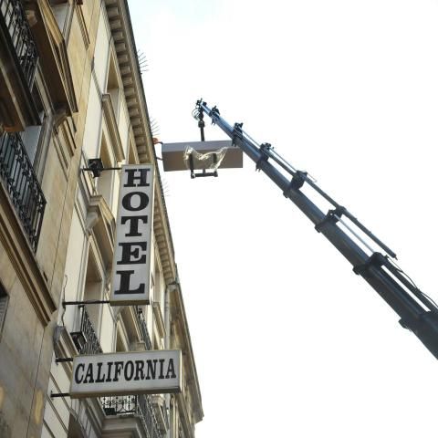 Hotel Les Bulles de Paris, near Sorbonne, is separated of its old elevator
